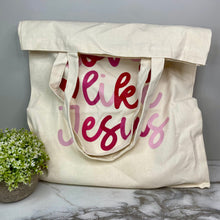 Load image into Gallery viewer, Tote Bag - Valentine’s Day - Love Like Jesus
