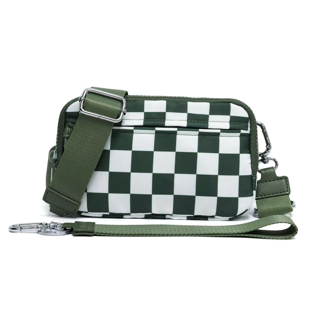 Remi - Nylon Crossbody Checkered - PREORDER