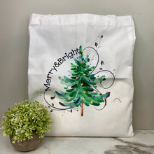 Load image into Gallery viewer, Tote Bag - Christmas - #35 - Merry &amp; Bright
