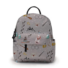 Load image into Gallery viewer, Mini Backpack - Magic on Grey
