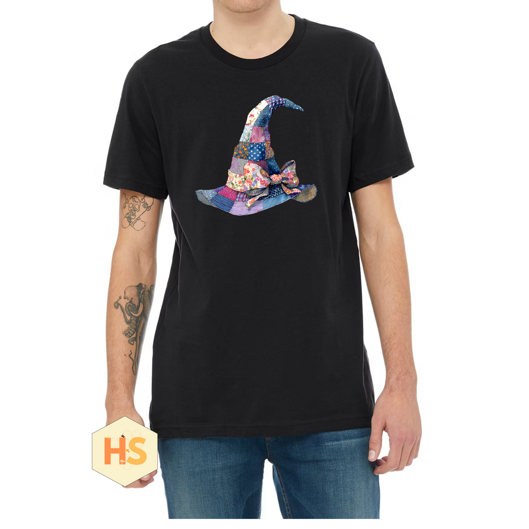T-Shirt - Quilted Witch Hat - PREORDER 8/10-8/13