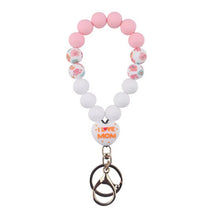 Load image into Gallery viewer, Silicone Bracelet Keychain - Mom - PREORDER 5/6-5/9
