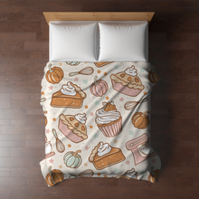 Load image into Gallery viewer, Blanket - Halloween - Fall Cake Pie Baking - PREORDER
