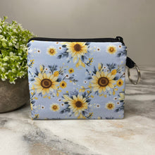 Load image into Gallery viewer, Mini Pouch - Sunflower Light Blue
