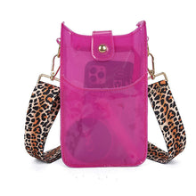 Load image into Gallery viewer, Ava - Colorful Clear, Slim Crossbody &amp; Phone Bag
