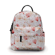 Load image into Gallery viewer, Mini Backpack - Floral Pale Pink Cream
