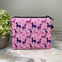 Load image into Gallery viewer, Mini Pouch - Horse Pink Purple
