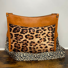 Load image into Gallery viewer, Aubree Crossbody Purse - Camel &amp; Animal Print
