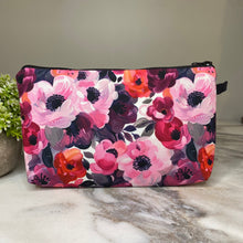 Load image into Gallery viewer, Pouch - Floral Painted Pinks
