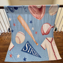 Load image into Gallery viewer, Blanket - Baseball, Let’s Play Ball - PREORDER
