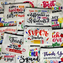 Load image into Gallery viewer, Canvas Pouch - Teacher Mix
