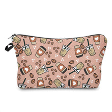 Load image into Gallery viewer, Pouch &amp; Mini Pouch Bundled Set - Iced Coffee Hearts
