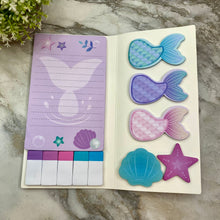 Load image into Gallery viewer, Sticky Note Booklet Set - Mermaid
