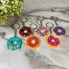 Load image into Gallery viewer, Keychain - Silicone - Donuts
