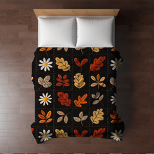 Load image into Gallery viewer, Blanket - Halloween - Quilted Leaves - PREORDER 7/29-8/1
