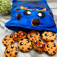 Load image into Gallery viewer, Stuffed Bag of Cookies Toy - Blue
