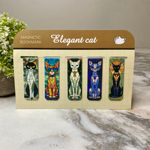 Load image into Gallery viewer, Bookmark - Magnetic, Elegant Cat
