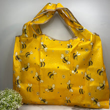 Load image into Gallery viewer, Nylon Reusable Tote Bag XL - Bee
