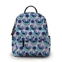 Load image into Gallery viewer, Mini Backpack - Butterfly Blue Teal
