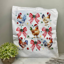 Load image into Gallery viewer, Tote Bag - Christmas - #4 - Chickens
