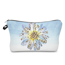 Load image into Gallery viewer, Pouch - Daisy Floral Animal Print Blue
