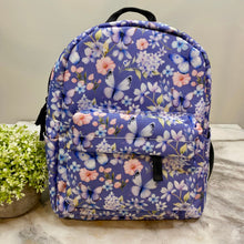 Load image into Gallery viewer, Mini Backpack - Periwinkle Butterfly
