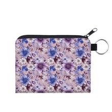 Load image into Gallery viewer, Mini Pouch - Floral Purple Blue
