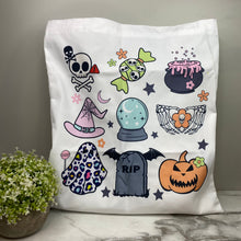 Load image into Gallery viewer, Tote Bag - Halloween - Candy Heart Ghost
