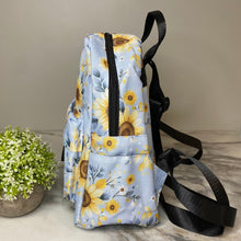 Load image into Gallery viewer, Mini Backpack - Sunflower Light Blue
