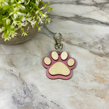 Load image into Gallery viewer, Wooden Keychain - Paw Print
