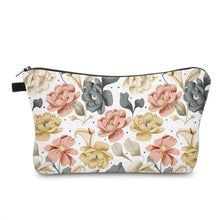 Load image into Gallery viewer, Pouch - Floral Slate Mustard Peach

