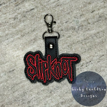 Load image into Gallery viewer, Slipknot Embroidered Keychain
