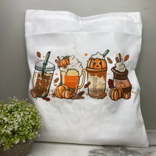 Load image into Gallery viewer, Tote Bag - Pumpkin Coffee
