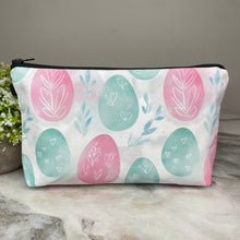 Load image into Gallery viewer, Pouch - Easter - Eggs Pink Mint
