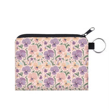 Load image into Gallery viewer, Mini Pouch - Floral Pink Purple Orange
