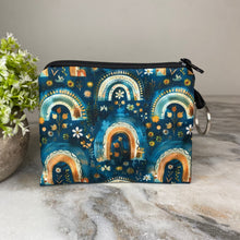 Load image into Gallery viewer, Mini Pouch - Blue Bronze Rainbow
