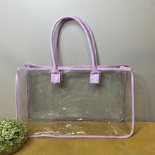 Load image into Gallery viewer, Tote Bag Clear - Color Trim
