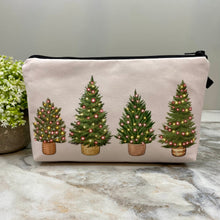 Load image into Gallery viewer, Pouch - Holiday Christmas - 4 Trees
