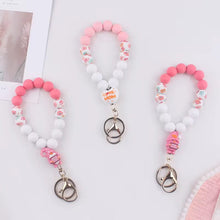 Load image into Gallery viewer, Silicone Bracelet Keychain - Mom - PREORDER 5/6-5/9
