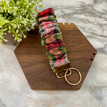 Load image into Gallery viewer, Scrunchie Bracelet Keychain - Sweater Holiday Christmas - #7
