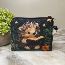 Load image into Gallery viewer, Mini Pouch - Reading Book Hedgehog
