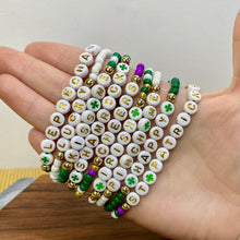 Load image into Gallery viewer, Bracelet - St. Patricks Day Beads
