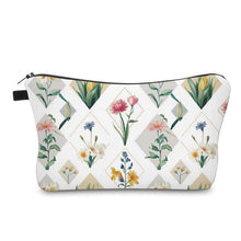 Load image into Gallery viewer, Pouch - Floral Diamonds
