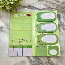 Load image into Gallery viewer, Sticky Note Booklet Set - Frogs
