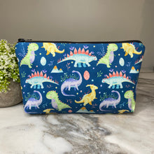 Load image into Gallery viewer, Pouch - Blue Dino
