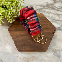 Load image into Gallery viewer, Scrunchie Bracelet Keychain - Sweater Holiday Christmas - #3
