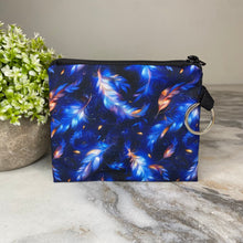 Load image into Gallery viewer, Mini Pouch - Feather Blue Galaxy
