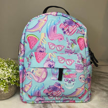 Load image into Gallery viewer, Mini Backpack - Skeleton Summer
