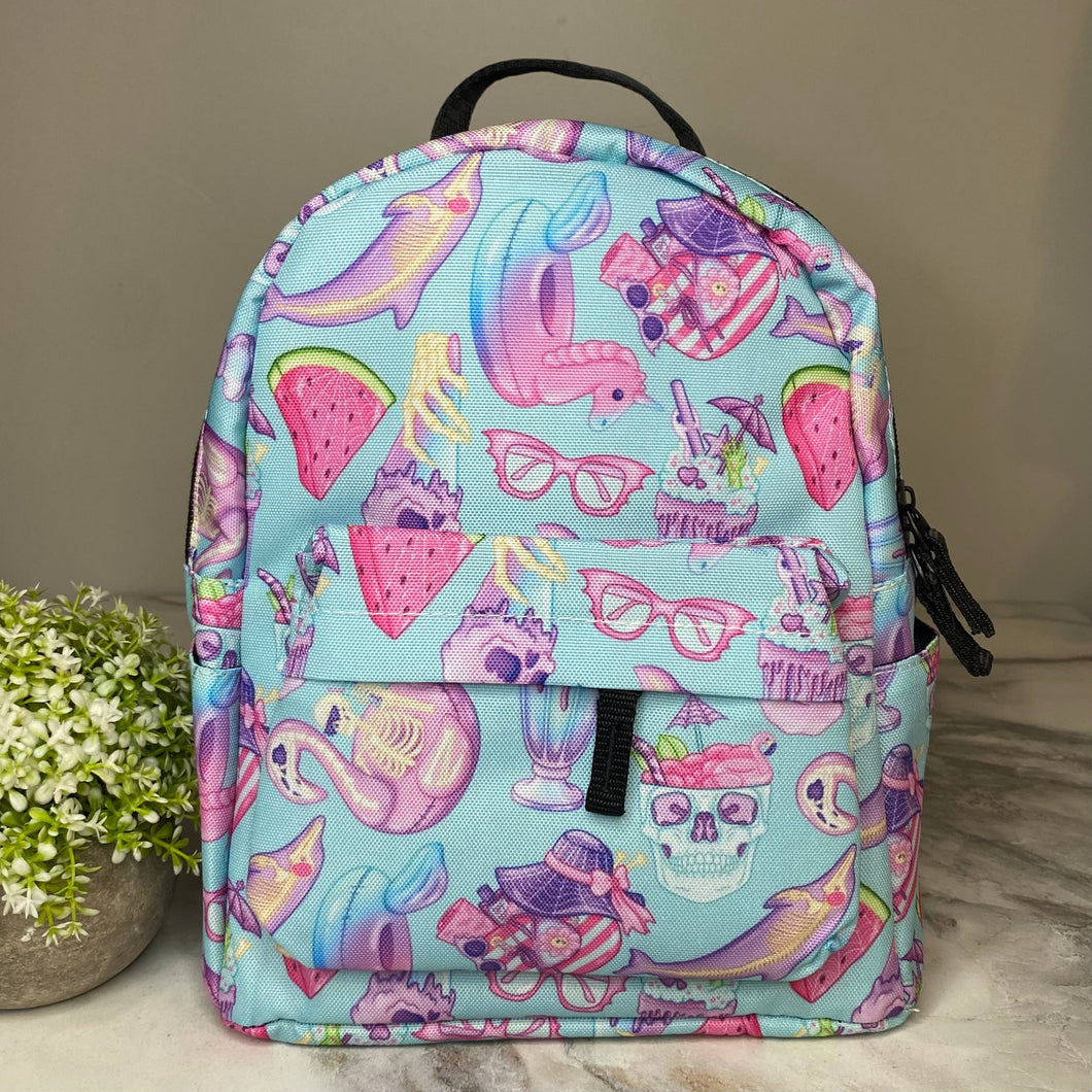 Mini Backpack - Skeleton Summer
