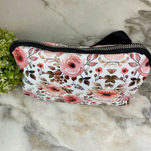 Load image into Gallery viewer, Nylon Belt Bag - Crossbody + Fanny - Floral Rose
